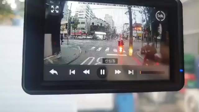 신림동 배달오토바이 사고 영상