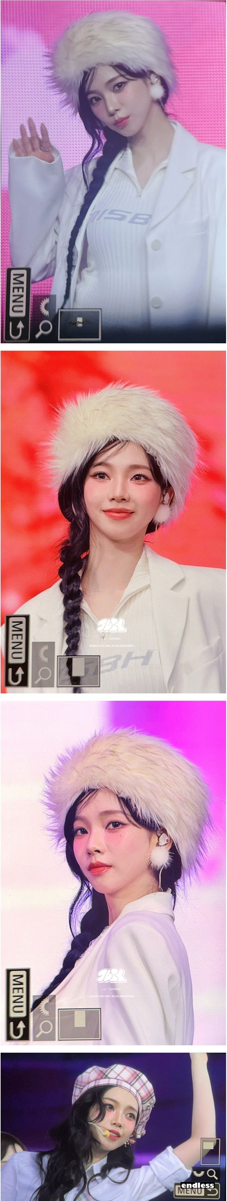 오늘자 SM 콘서트 카리나 미모