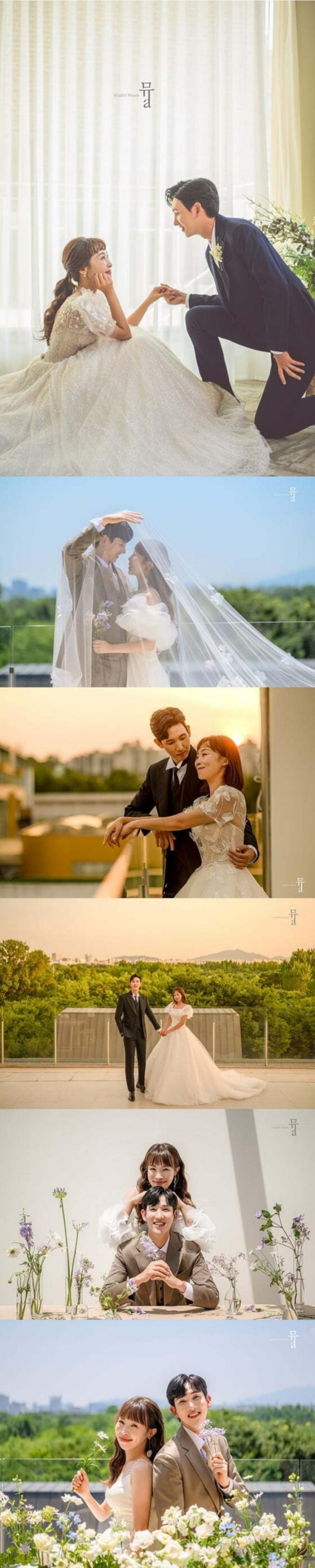 오나미 꿀 떨어지는 웨딩화보 공개