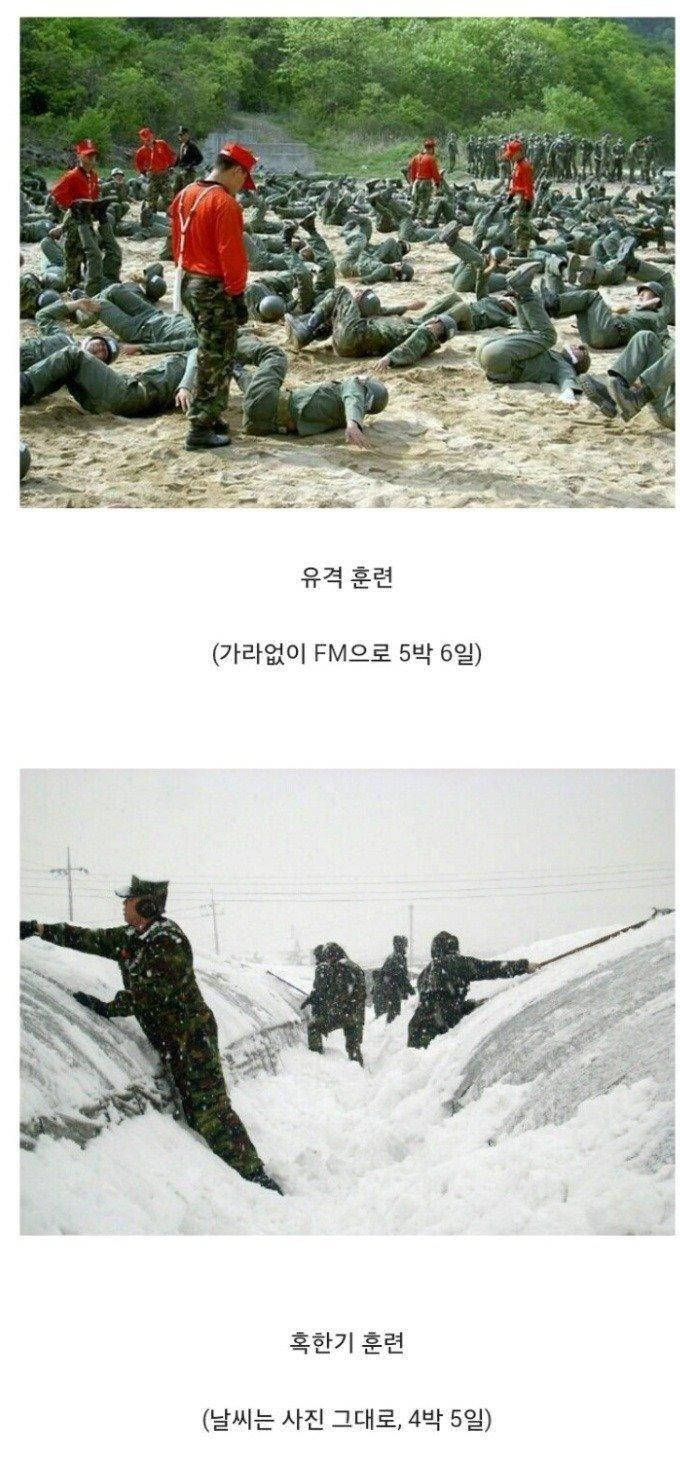 군필들 의견 확연히 갈리는 유격 vs 혹한기