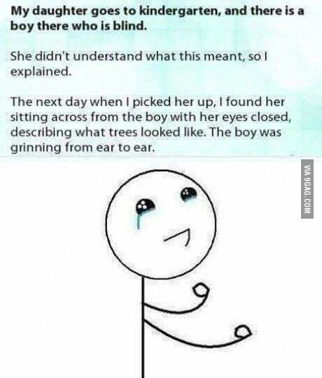 내 딸은 시각장애가 뭔지 몰랐음