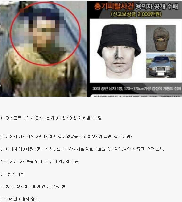 와....이 사람 출소했네요