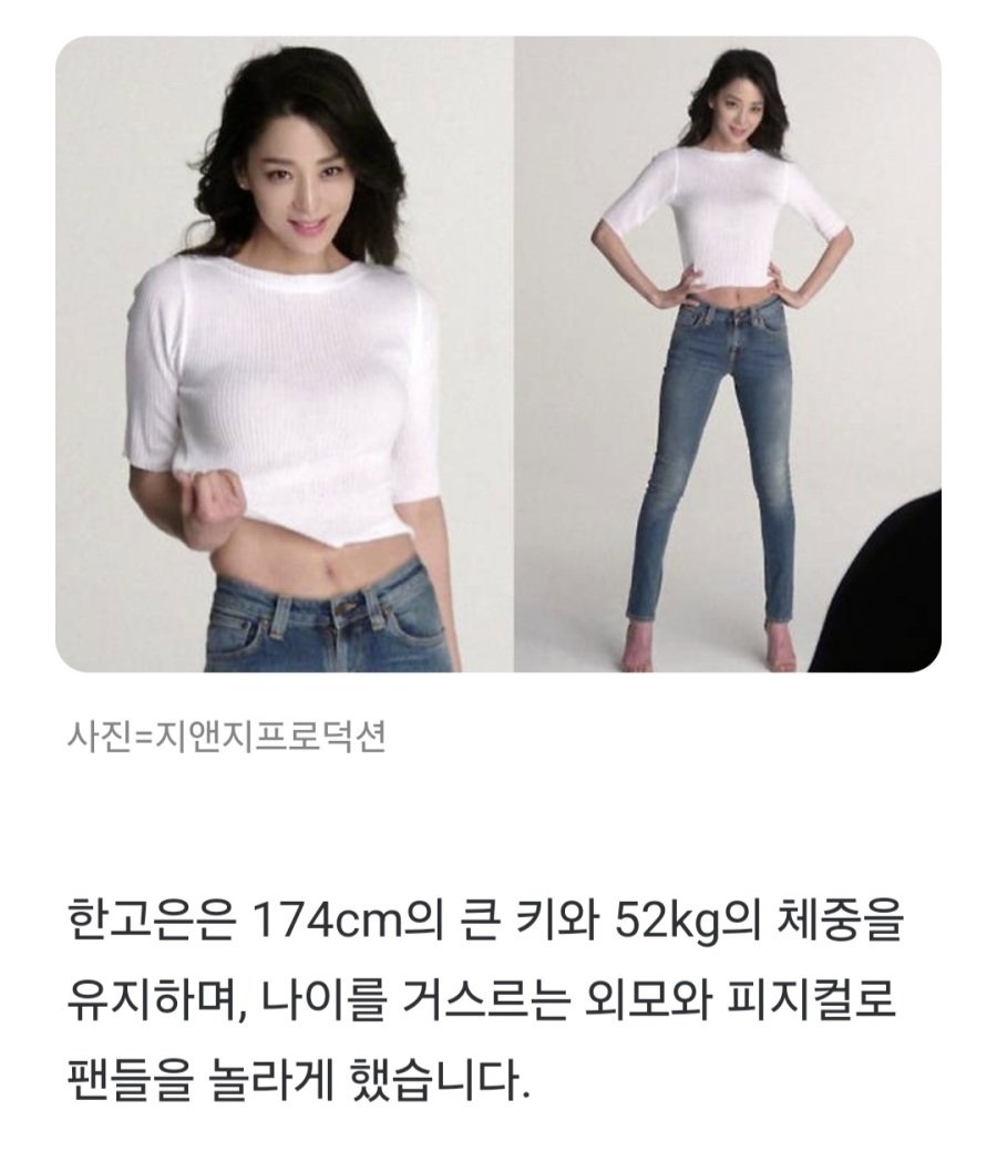 내년 50살이라는 한고은 미모