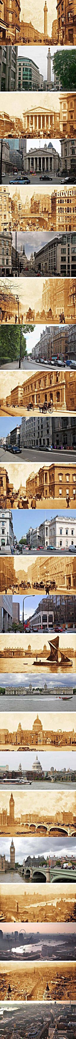 1897년 런던과 현재 런던