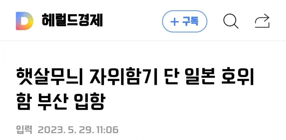 햇살무늬 자위함기