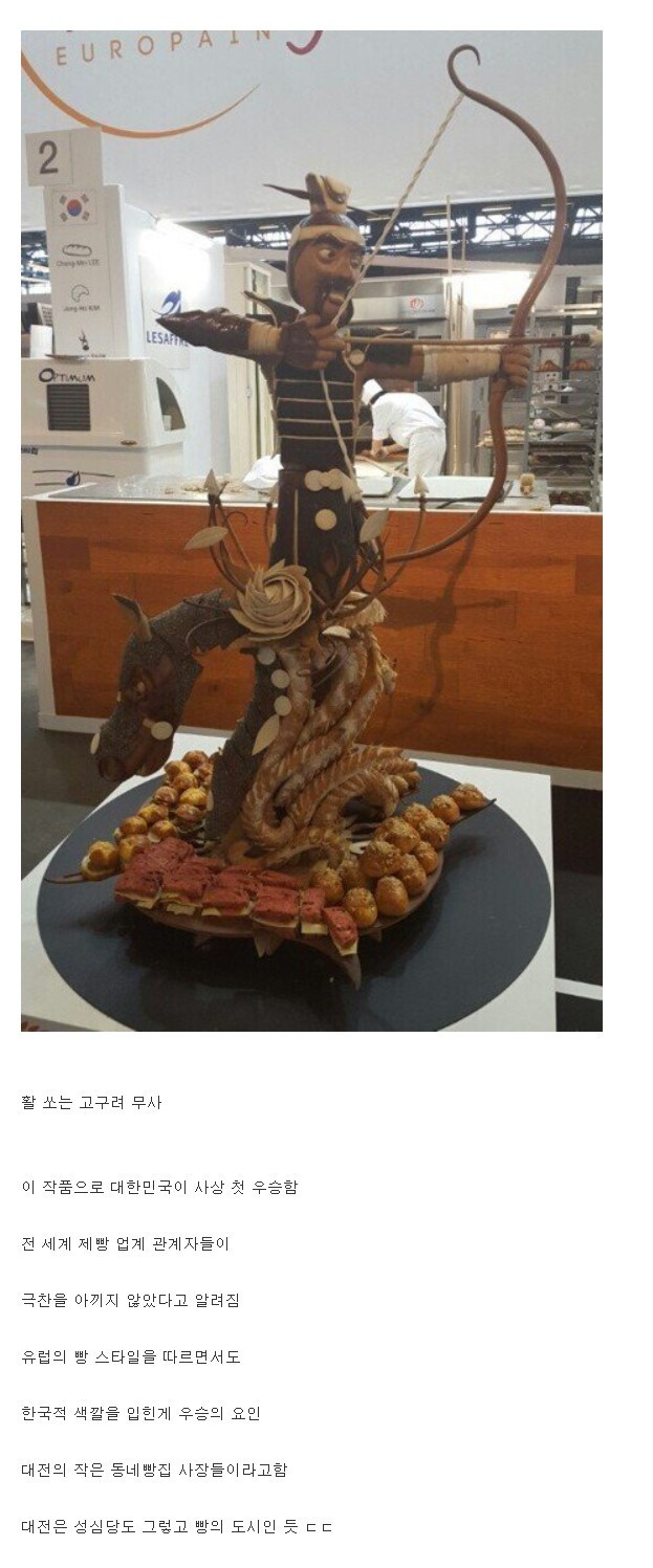 세계 제빵 월드컵에서 우승했던 한국빵