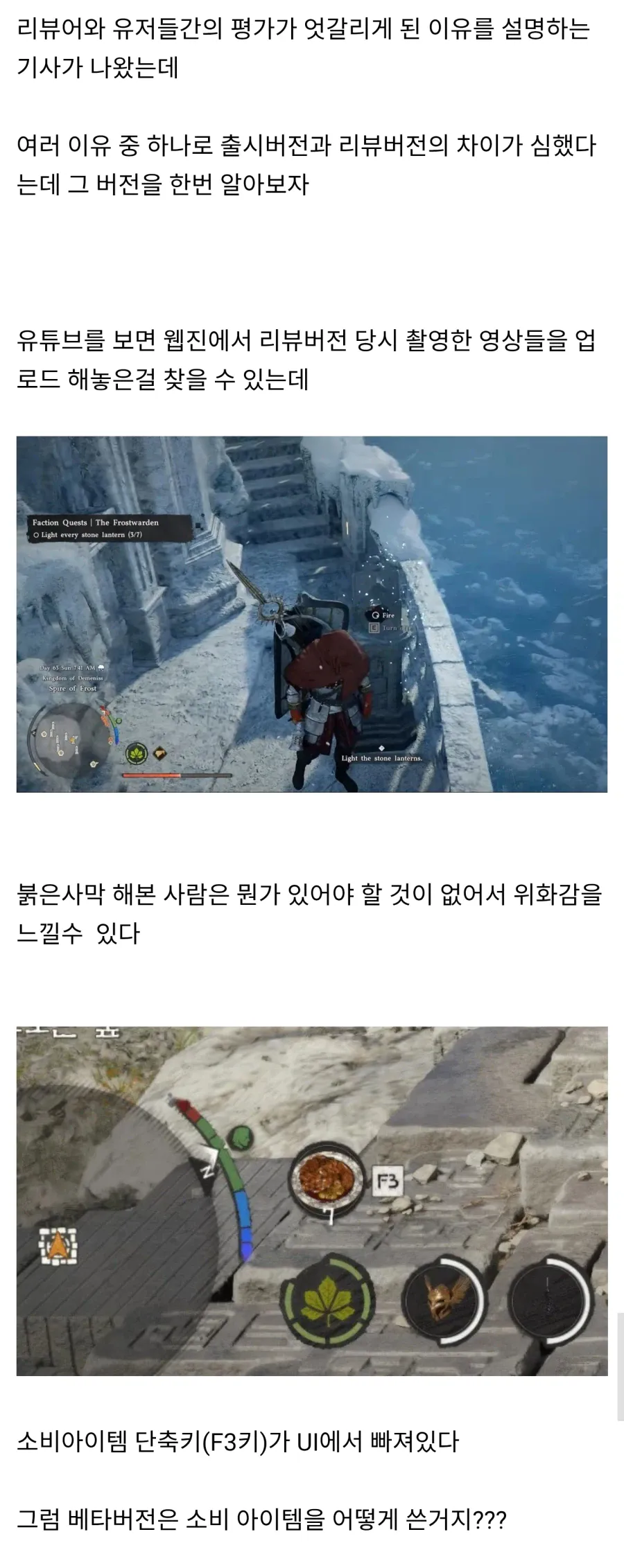 붉은사막 리뷰어들 평가가 박했던 이유 