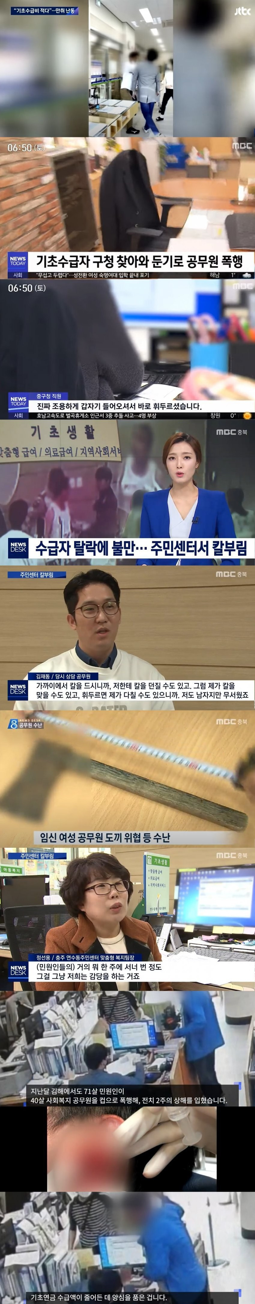 사회복지직 공무원 민원 수준 ㄷㄷ