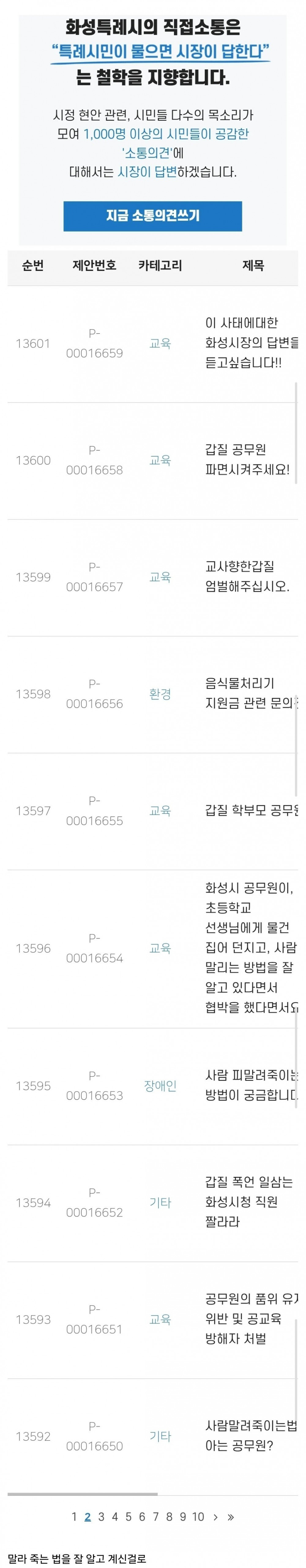 공무원 말려죽이는 법 안다는 화성시 공무원 근황