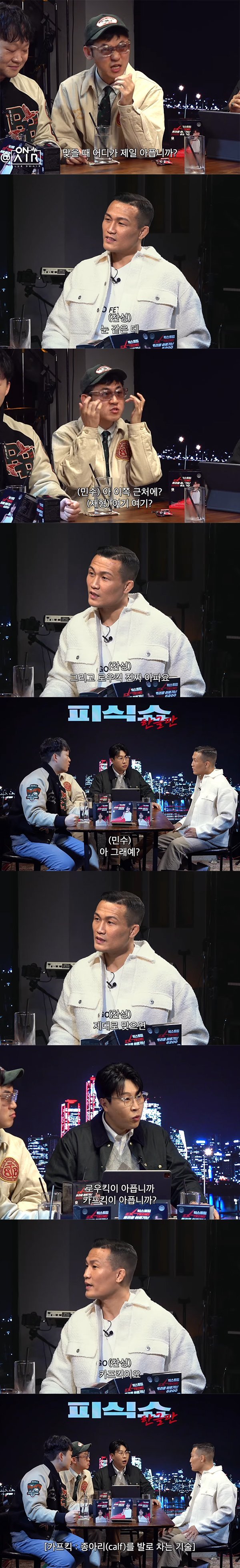 격투기 선수들이 말하는 맞았을 때 가장 아픈 부위 ㄷㄷ